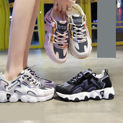 Αθλητικά και casual γυναικεία παπούτσια με τραχιά σόλα - διάφορα χρώματα