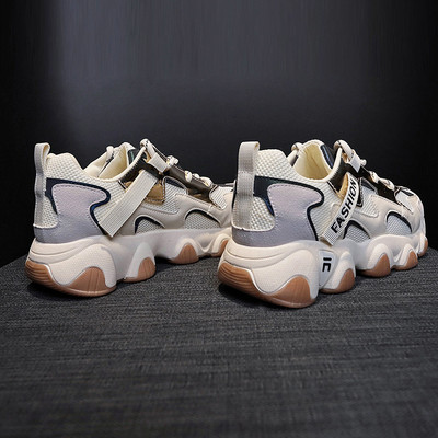 Αθλητικά και casual γυναικεία παπούτσια με τραχιά σόλα - διάφορα χρώματα