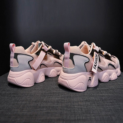 Αθλητικά και casual γυναικεία παπούτσια με τραχιά σόλα - διάφορα χρώματα