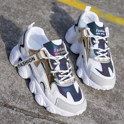 Αθλητικά και casual γυναικεία παπούτσια με τραχιά σόλα - διάφορα χρώματα