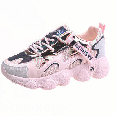 Αθλητικά και casual γυναικεία παπούτσια με τραχιά σόλα - διάφορα χρώματα