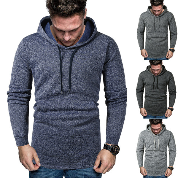 Kaasaegne meeste ilma kinnituseta pikk dressipluus