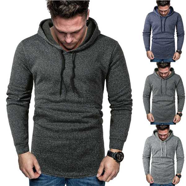 Kaasaegne meeste ilma kinnituseta pikk dressipluus