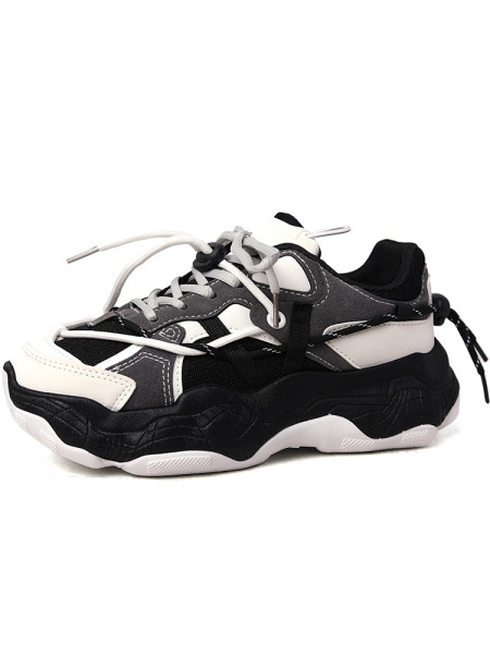 Naiste vabaaja tossud paelte ja 5 cm platvormiga