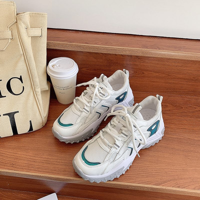 Σπορ και casual αθλητικά παπούτσια με πλέγμα και τραχιά σόλα