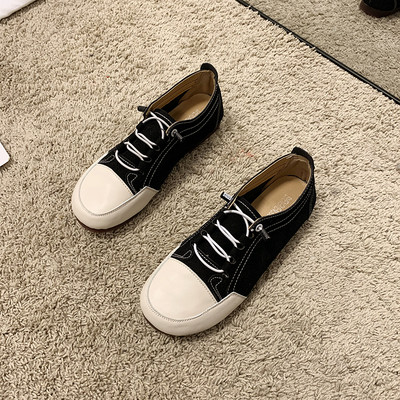 Casual γυναικεία αθλητικά παπούτσια από οικολογικό σουέτ με επίπεδη σόλα