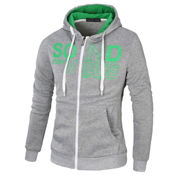 Ανδρικό φούτερ  κοντό μοντέλο με επιγραφή