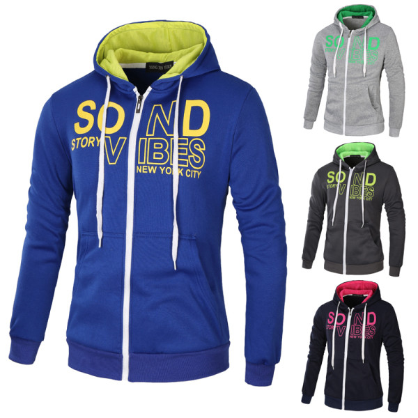 Ανδρικό φούτερ  κοντό μοντέλο με επιγραφή