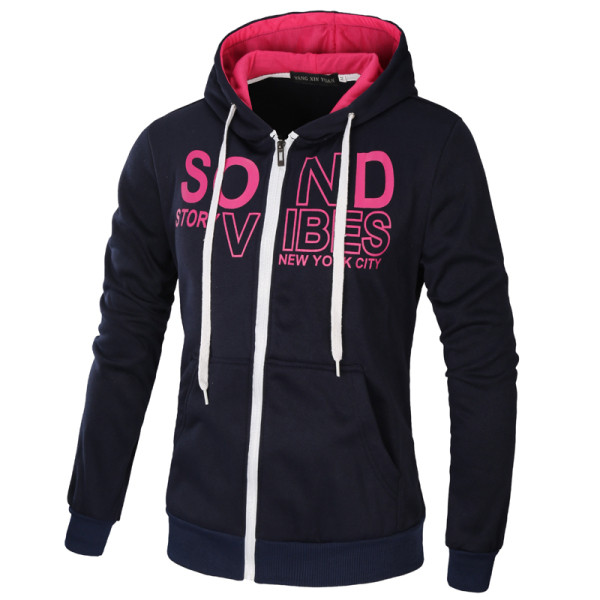 Ανδρικό φούτερ  κοντό μοντέλο με επιγραφή