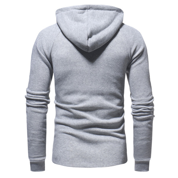 Μοντέρνο ανδρικό φούτερ με στερέωση και τσέπες