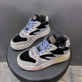 Γυναικεία casual αθλητικά παπούτσια από οικολογικό σουέτ με κορδόνια και επίπεδη σόλα