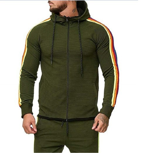 Ανδρική μπλούζα με κορδόνια και κουκούλα