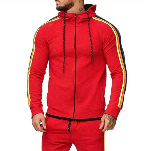 Ανδρική μπλούζα με κορδόνια και κουκούλα