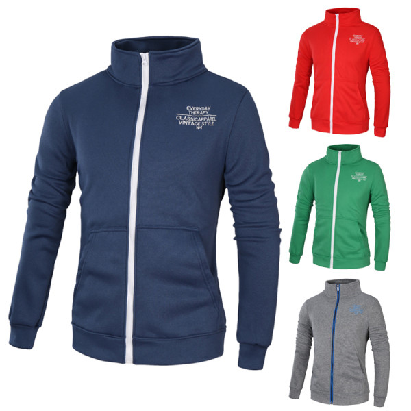 Ανδρικό φούτερ απλό μοντέλο με στερέωση και απλικέ