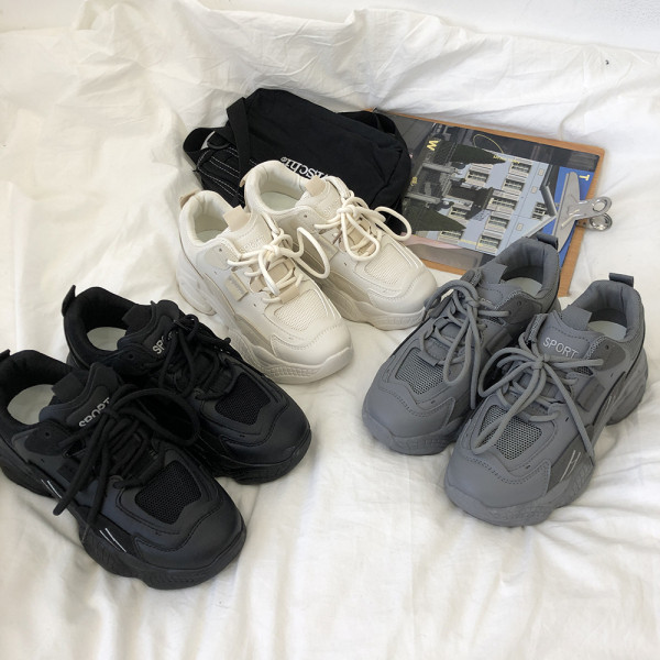 Άνοιξη-φθινοπωρινά αθλητικά παπούτσια με τραχιά σόλα