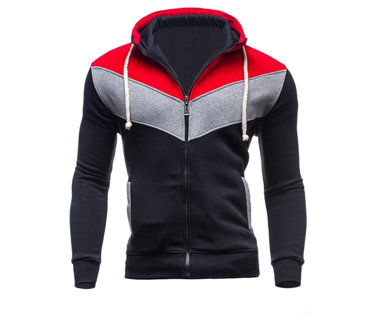 Ανδρικό casual φούτερ με κορδόνια