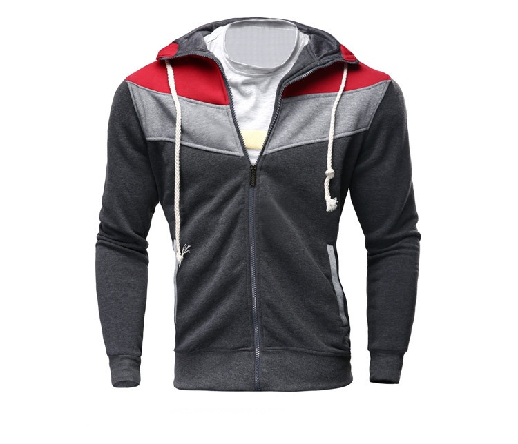 Ανδρικό casual φούτερ με κορδόνια