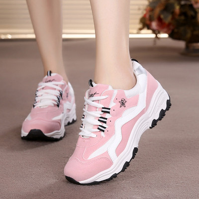 Νέο μοντέλο γυναικεία αθλητικά παπούτσια  με τραχιά σόλα και κορδόνια
