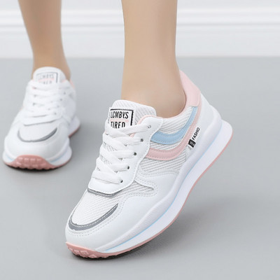 Νέο μοντέλο γυναικεία αθλητικά παποούτσια με επίπεδη σόλα και κορδόνια