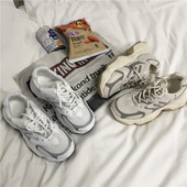 Öko-nahast ja tekstiilist valmistatud vabaaja hingavad tossud