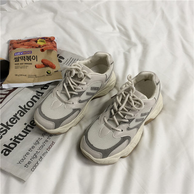 Öko-nahast ja tekstiilist valmistatud vabaaja hingavad tossud