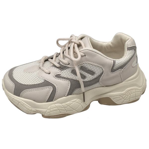 Öko-nahast ja tekstiilist valmistatud vabaaja hingavad tossud