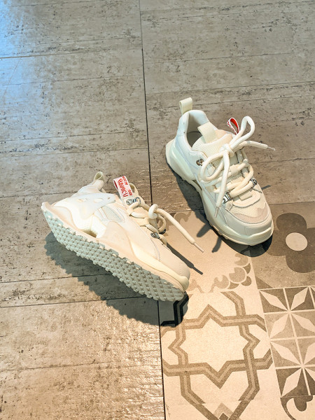 Αθλητικά γυναικεία παπούτσια με πλατφόρμα 5 cm