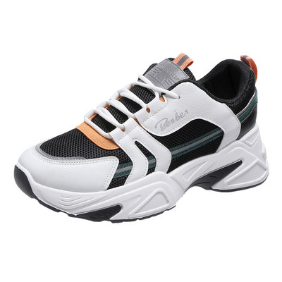 Νέο μοντέλο casual γυναικεία αθλητικά παπούτσια με τραχιά σόλα και κορδόνια