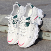 Casual γυναικεία αθλητικά παπούτσια με τραχιά σόλα και κορδόνια