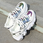 Casual αθλητικά παπούτσια με τραχιά σόλα και κορδόνια για γυναίκες