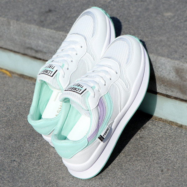 Casual γυναικεία αθλητικά παπούτσια με επίπεδη σόλα