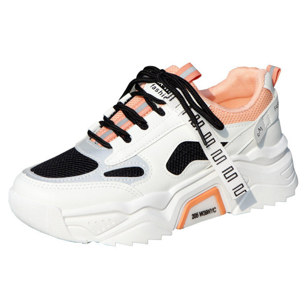 Νέο μοντέλο αθλητικά παπούτσια με παχιά σόλα σε δύο χρώματα