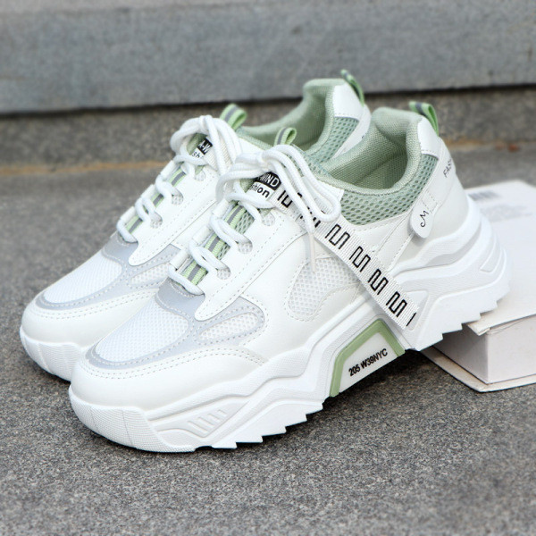 Νέο μοντέλο αθλητικά παπούτσια με παχιά σόλα σε δύο χρώματα