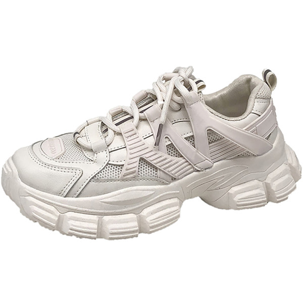 Μοντέρνα αθλητικά παπούτσια για γυναίκες με τραχιά σόλα