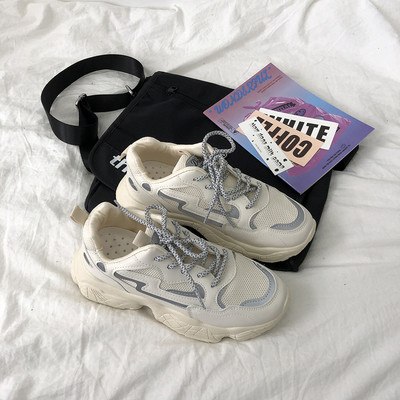 Γυναικεία αθλητικά παπούτσια άνοιξη-φθινοπωρινά  με τραχιά σόλα