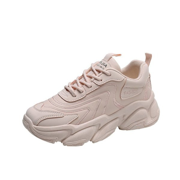 Γυναικεία αθλητικά παπούτσια με κορδόνια και τραχιά σόλα σε διάφορα χρώματα