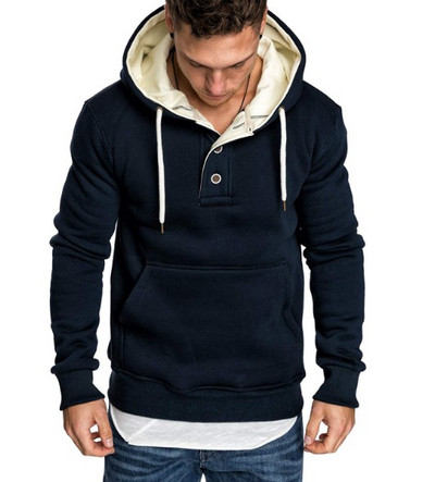 Ανδρική μπλούζα με κουμπιά και κορδόνια