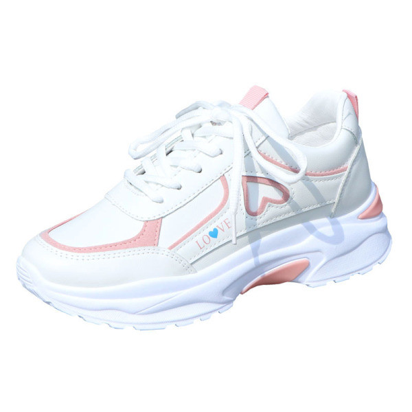 Νέο μοντέλο γυναικεία αθλητικά παπούτσια  από δέρμα faux - με κορδόνια