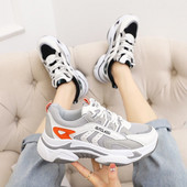 Γυναικεία casual αθλητικά παπούτσια με κορδόνια