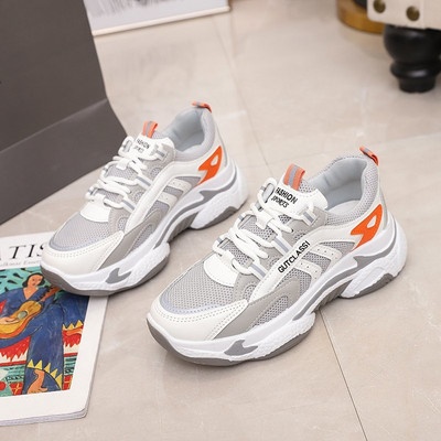 Γυναικεία casual αθλητικά παπούτσια με κορδόνια