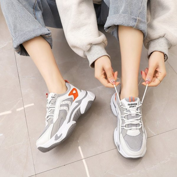 Γυναικεία casual αθλητικά παπούτσια με κορδόνια 