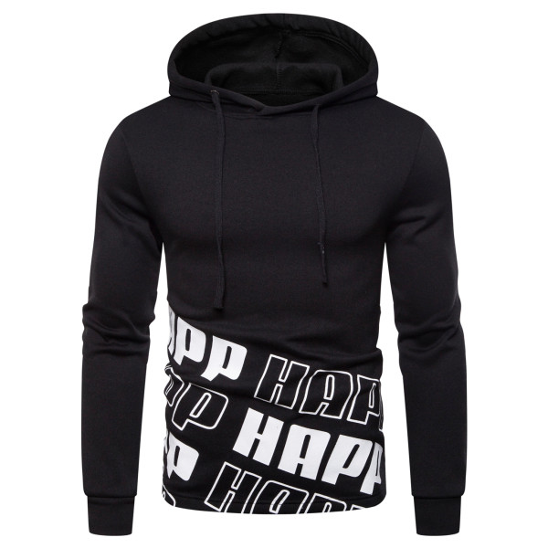 Ανδρικό φούτερ με μοντέλο με επιγραφές