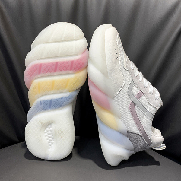 Kahes värvitoonis värvilise tallaga naiste vabaaja tossud