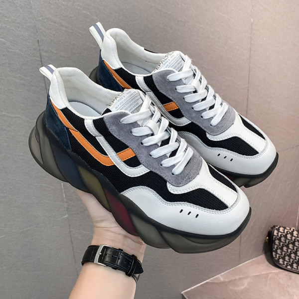 Kahes värvitoonis värvilise tallaga naiste vabaaja tossud