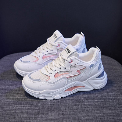 Kolmes värvitoonis ökonahast sportlikud ja vabaaja naiste tossud