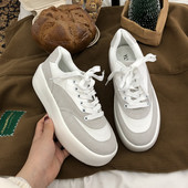 Casual αθλητικά παπούτσια σε πλατφόρμα από οικολογικό σουέτ