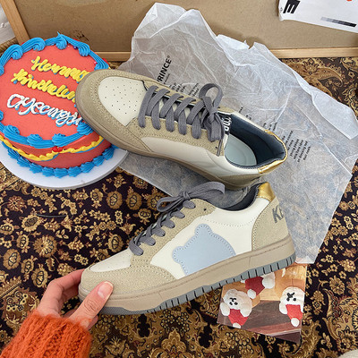 Casual αθλητικά παπούτσια σε επίπεδη σόλα