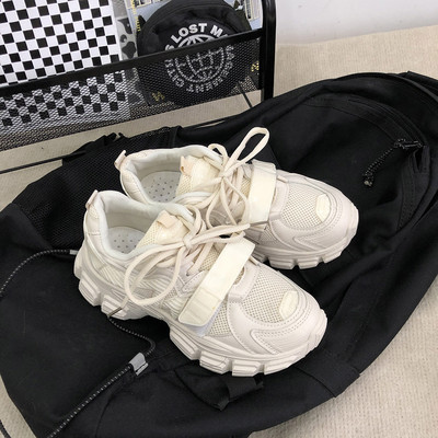 Φθινοπωρινά αθλητικά παπούτσια με κορδόνια και velcro