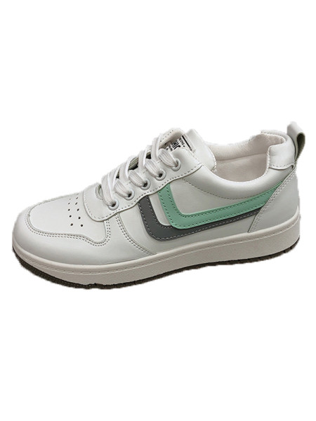 Γυναικεία αθλητικά παπούτσια με επίπεδη σόλα και κορδόνια