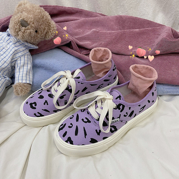 Αθλητικά casual  παπούτσια με άνιμαλ πριντ